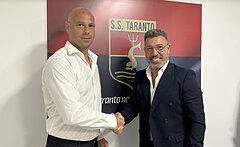 Taranto, presentazione Montervino e Tiozzo (foto Peppe Carucci)